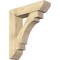 Ekena Millwork Merced Slat Rough Sawn Bracket w/ Offset Brace, Douglas Fir, 8"W x 32"D x 36"H BKT0806X32X36MRC06RDF - alternate 1